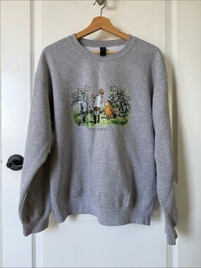 Gray Graphic Crewneck Sweatshirt - Winnie the Pooh